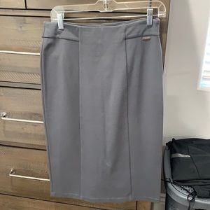 Gray skirt midi small